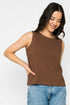 Keri-Sleeveless Woven Shell